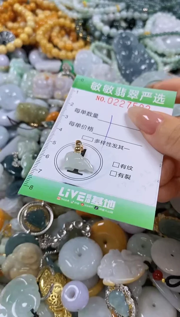 翡翠未镶嵌颈饰闪购0227582