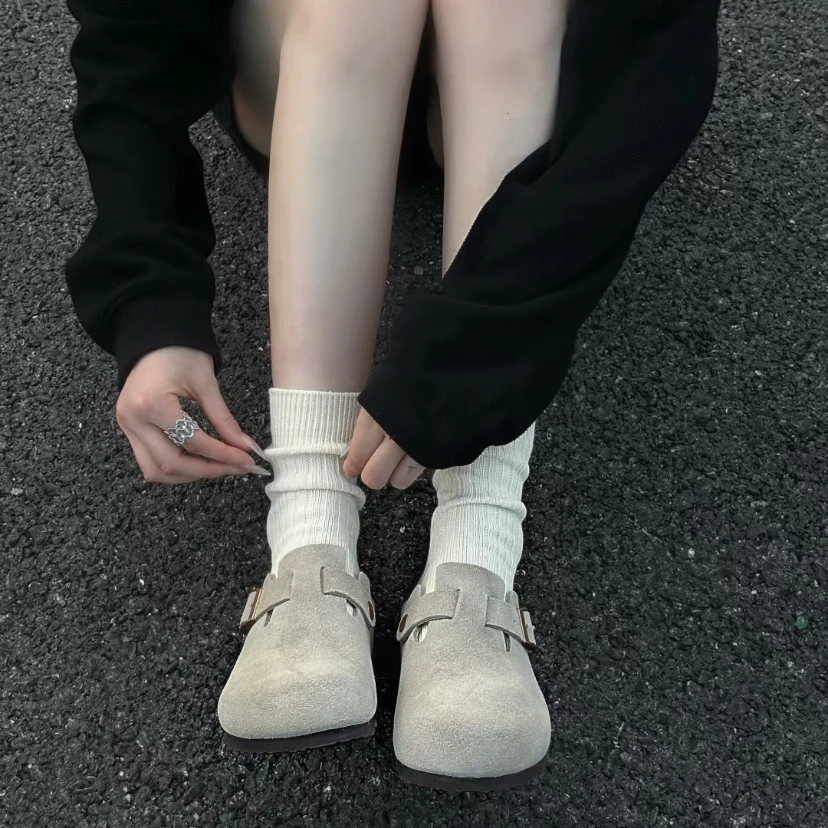 3-外贸孤品单品-勃肯鞋-半托-外贸鞋-头层牛皮