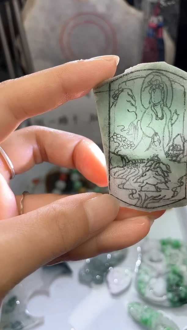 未镶嵌挂件翡翠天然缅甸翡翠A货
