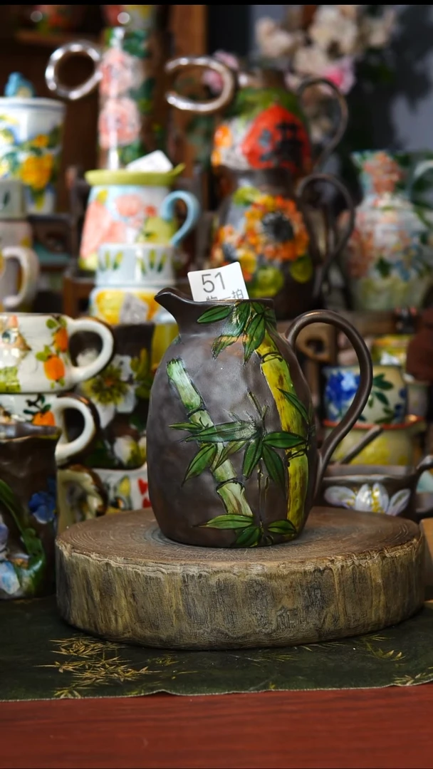 陶瓷51景德镇手工手绘釉下彩