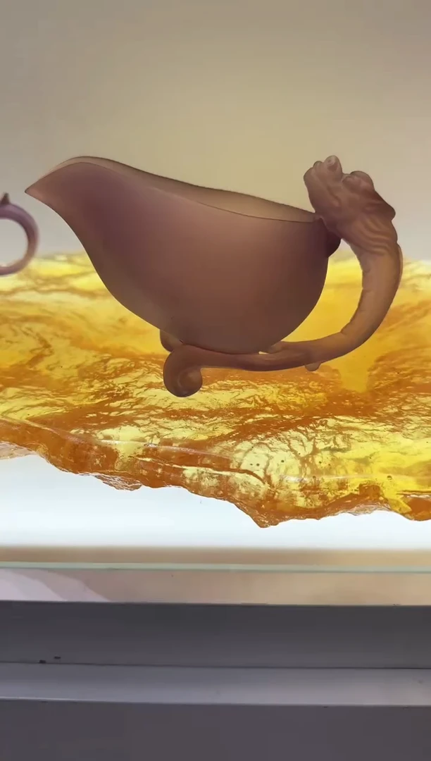 手工艺品琉璃紫色公道琉璃