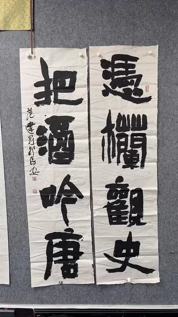 书法杭****工翻建刚书法 软片作品