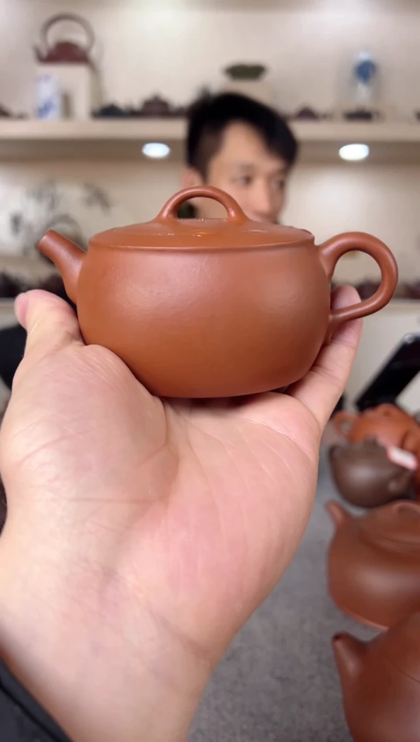 【闪购商品】紫砂茶壶井栏壶 清水泥 半手工