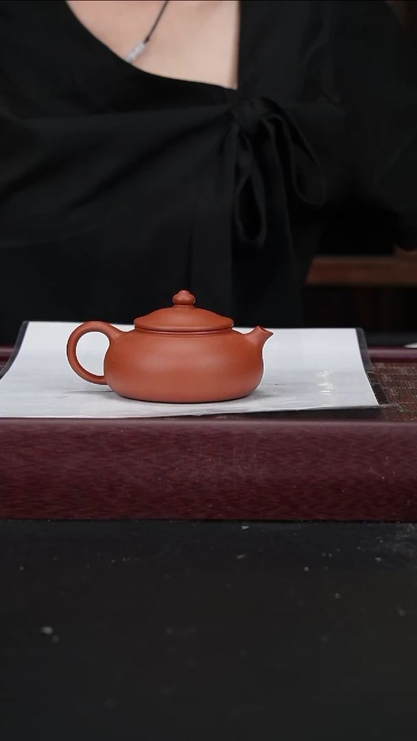 茶壶紫砂ld朱泥寒江160cc