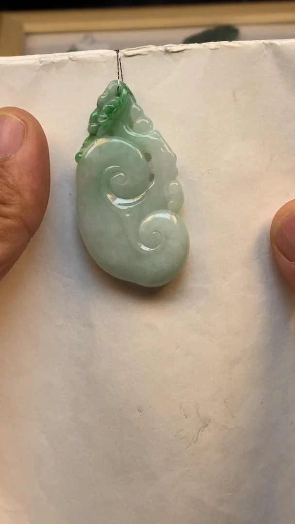 吊坠(不含链)未镶嵌翡翠天然缅甸翡翠A货