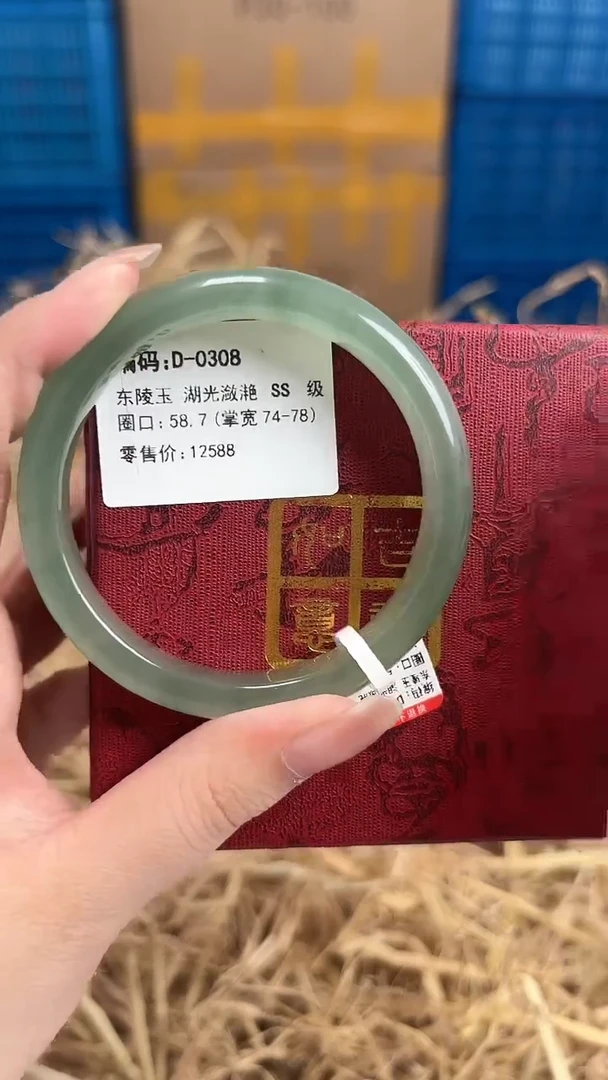 未镶嵌手镯石英质玉D-0308