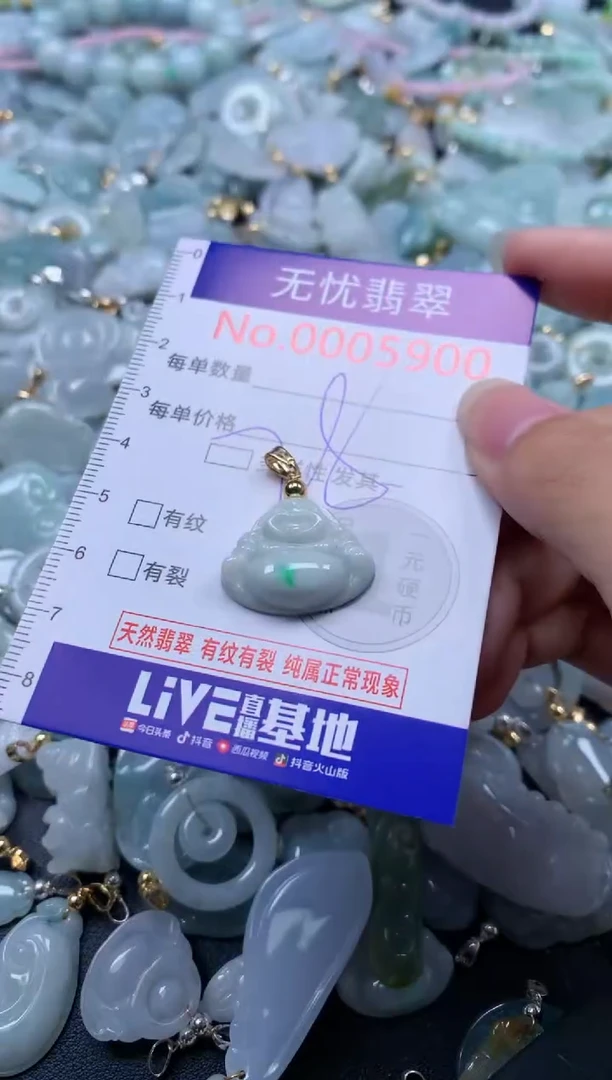 翡翠未镶嵌吊坠(不含链)5900