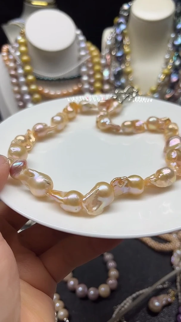 颈饰未镶嵌淡水珍珠多人