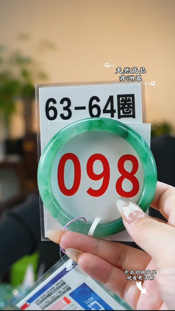 未镶嵌手镯石英质玉（非洲翠）63