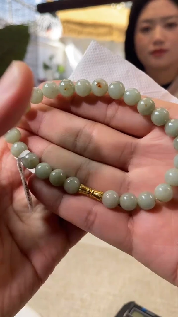 未镶嵌手链翡翠珠串