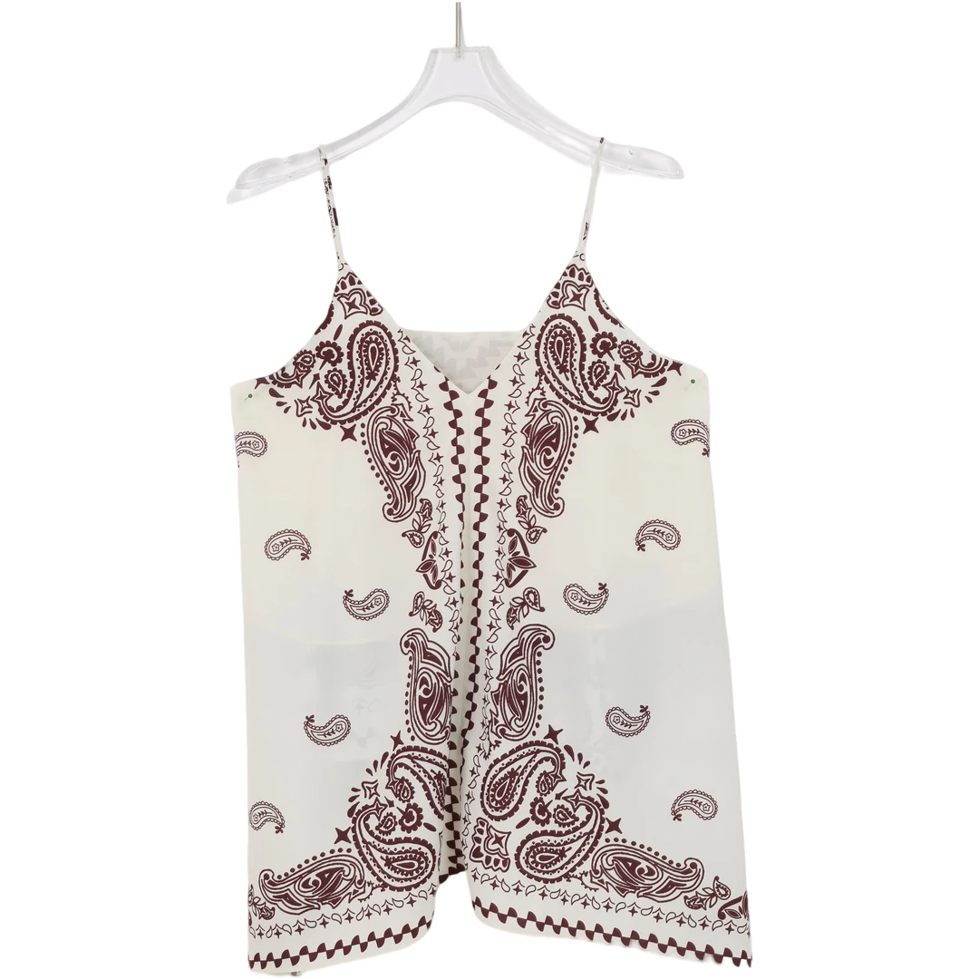 【AS南屏】25新波嬉风印花休闲慵懒吊带上衣AS25XBD02173