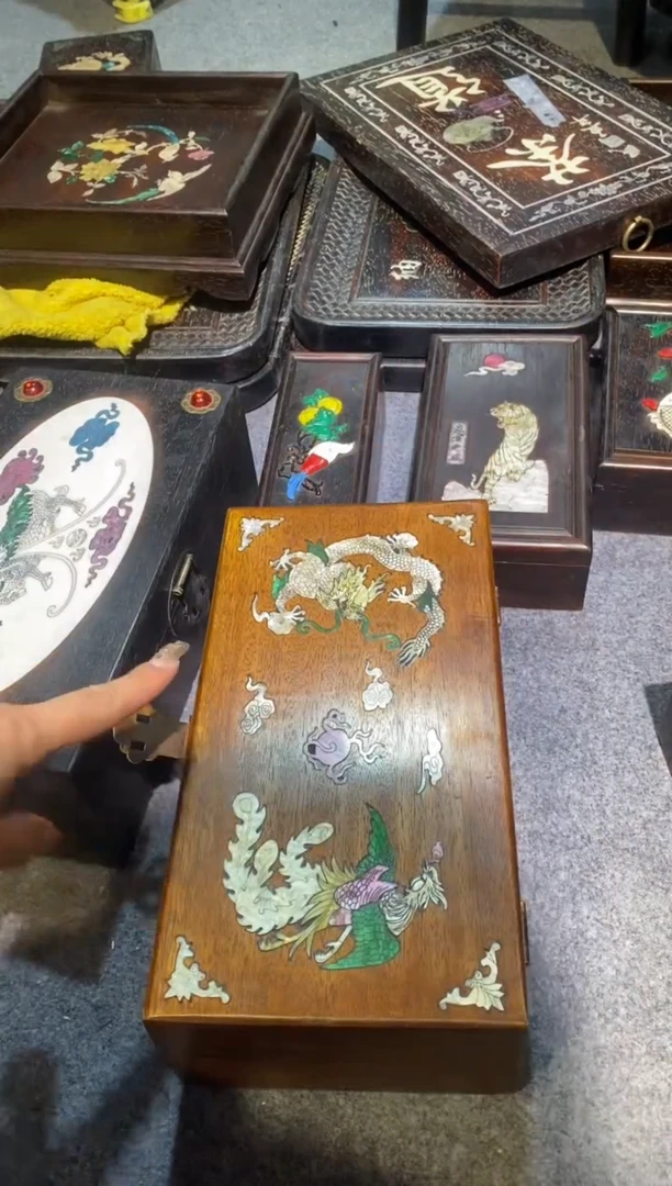 木紫檀拆件雕刻板以直播间实物为准微瑕老物件