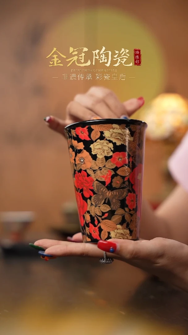 陶瓷金蝶绮梦· 【可乐杯】