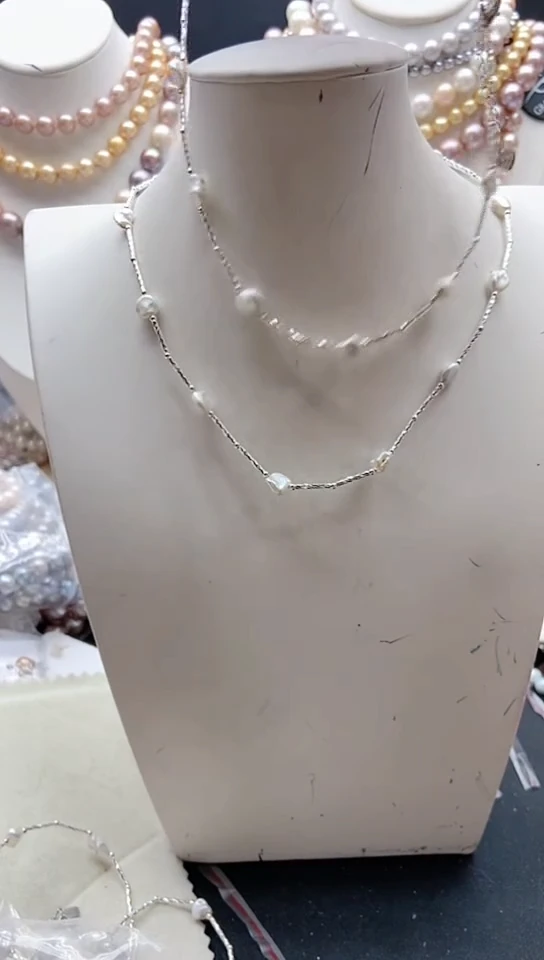 淡水珍珠未镶嵌颈饰1