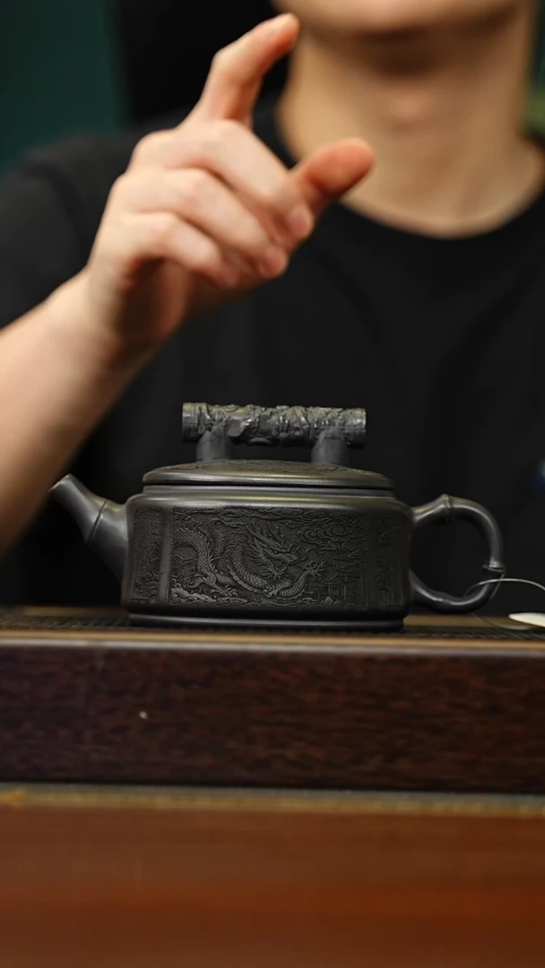 茶壶紫砂宜兴原矿 半手工 紫砂壶 容量260CC