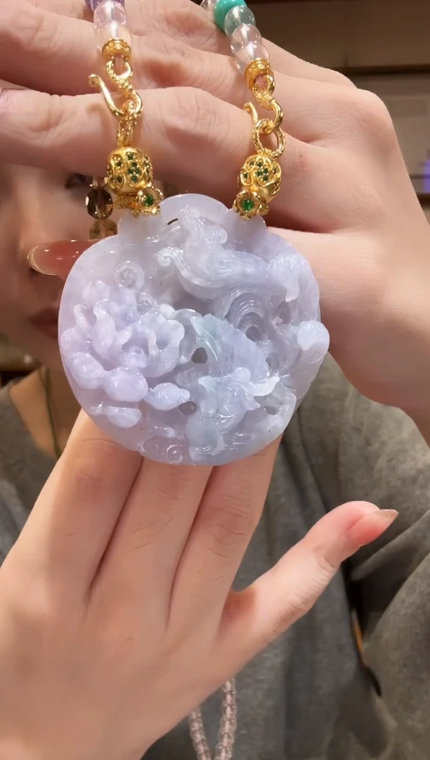 颈饰未镶嵌翡翠国风