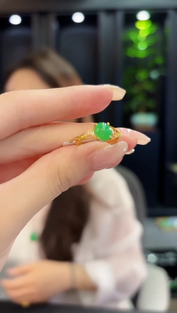 未镶嵌戒指翡翠 缅料A货/支持复检/一件