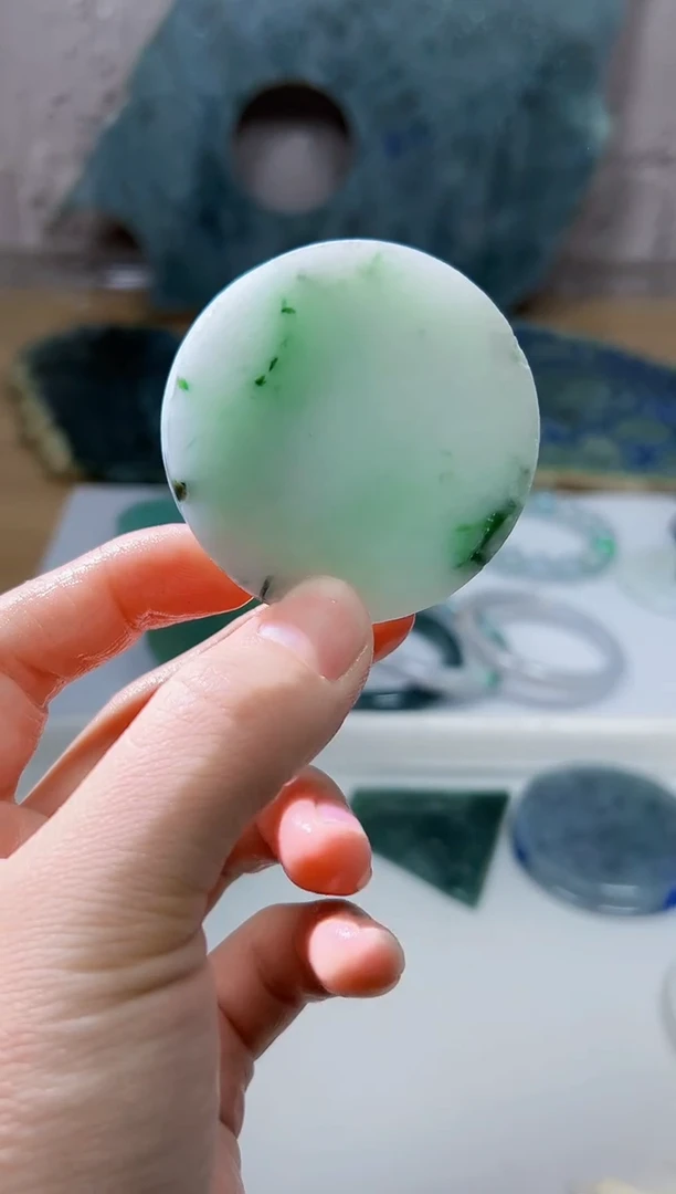 裸石翡翠天然翡翠A货玉 南 728