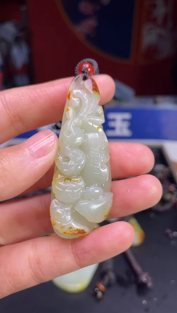 颈饰未镶嵌和田玉123