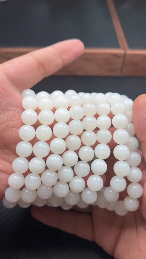 手串未镶嵌和田玉且末天泰微色差卡10M多样性发货拍一发一