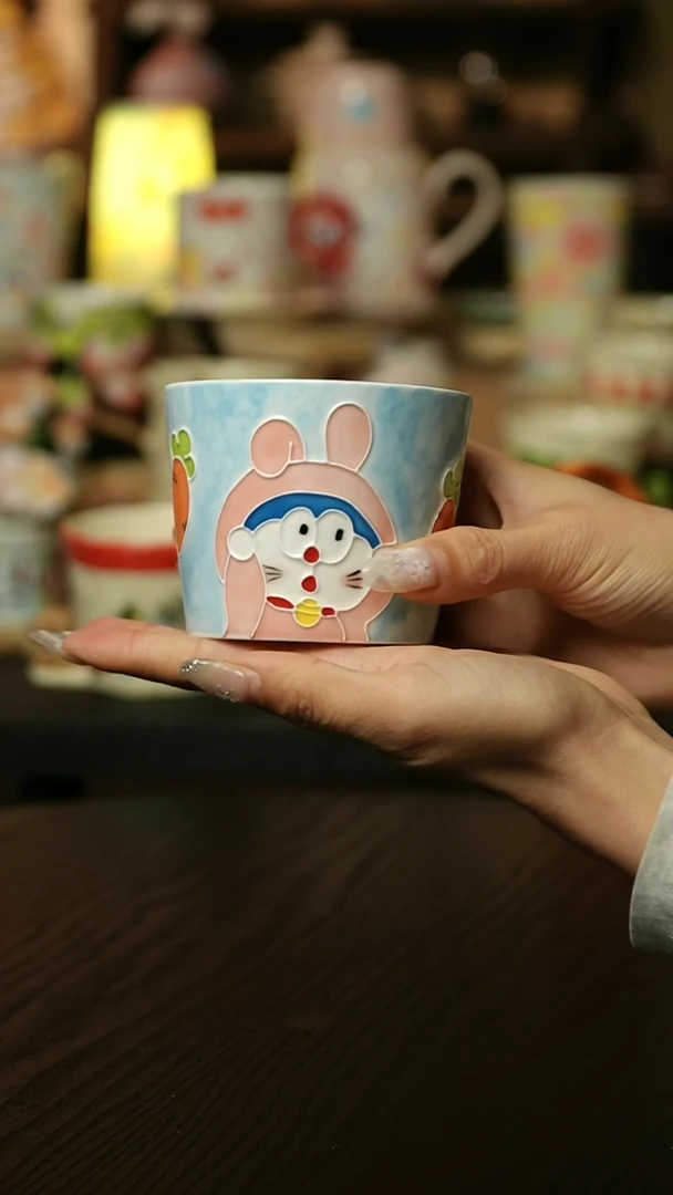 【闪购商品】杯子陶瓷景德镇高温釉下彩&A554