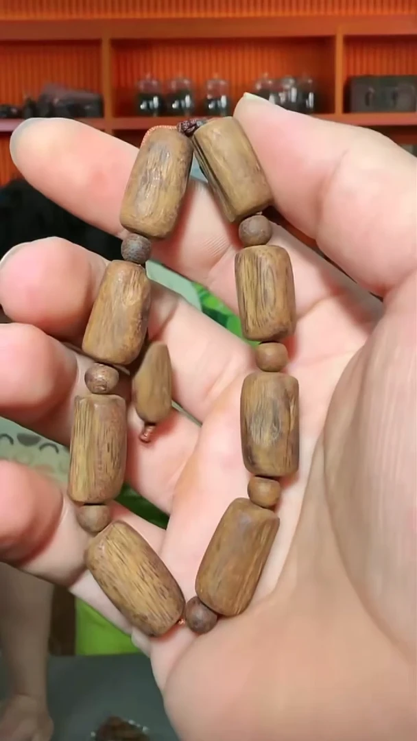 沉香手串87号单圈红土15g多样性发一