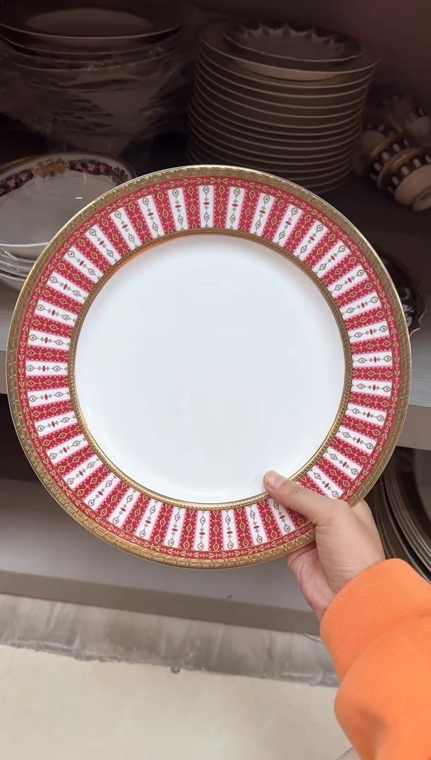 【闪购商品】瓷片10.5寸平盘微瑕  春节活动福利价