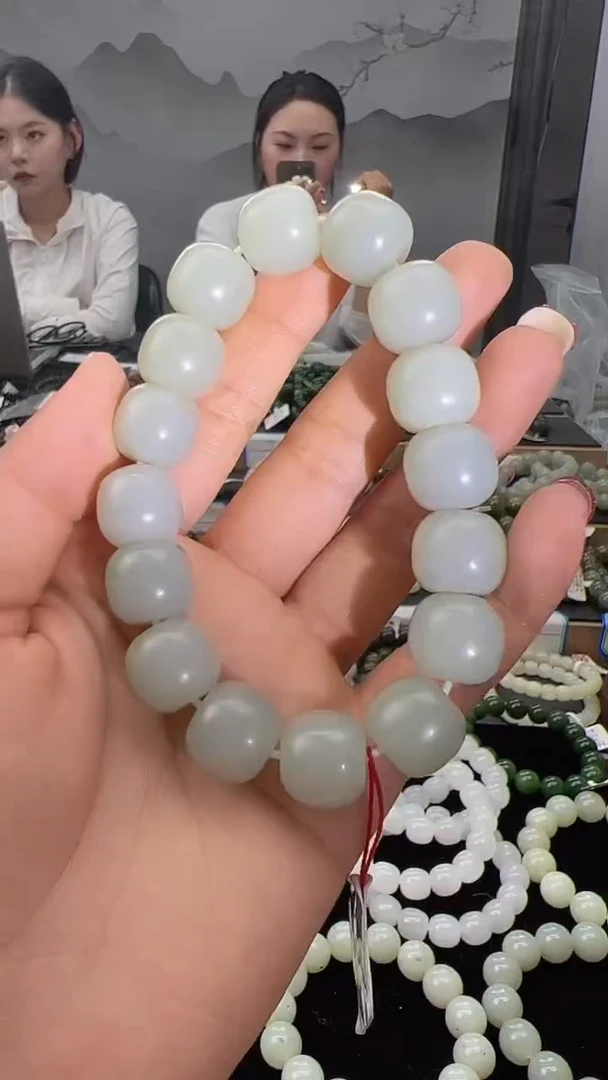 未镶嵌手链和田玉13*14