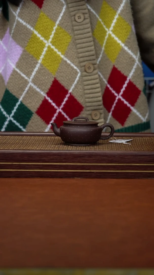 茶壶紫砂95 铺砂 汉瓦  紫泥