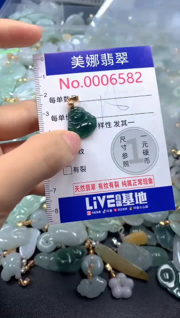 颈饰未镶嵌翡翠6582