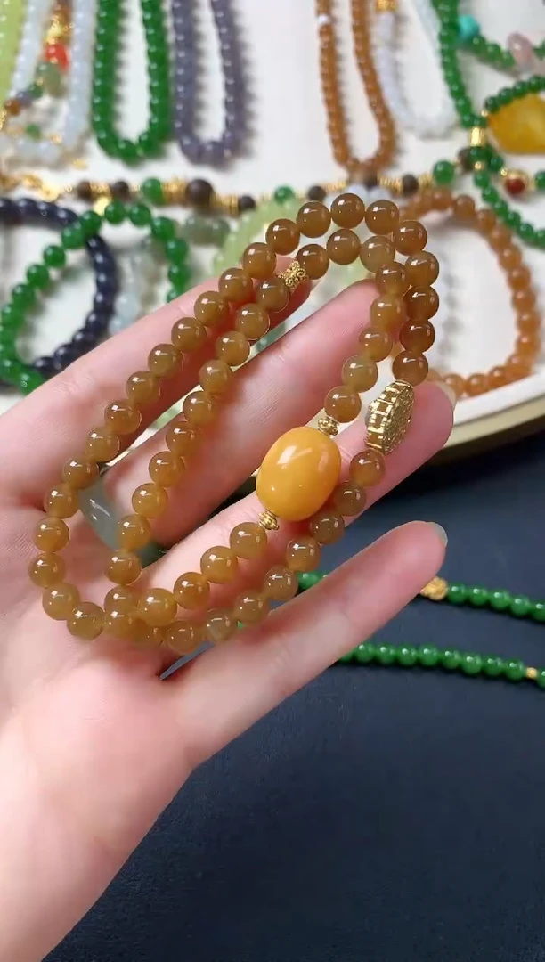 手串未镶嵌和田玉E66|1380