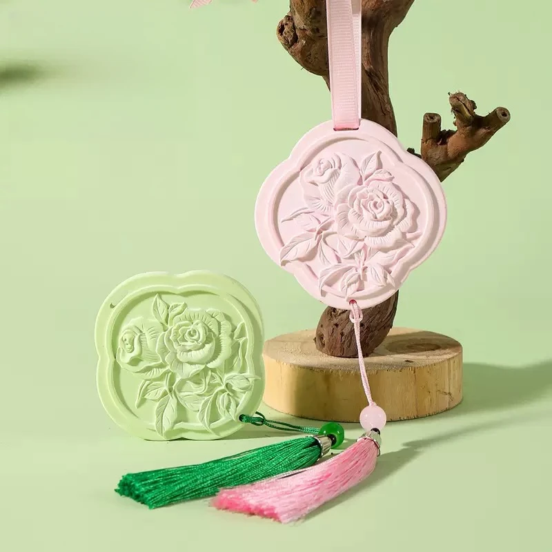 衣柜车载香薰挂片玫瑰花香家居香味持久留香