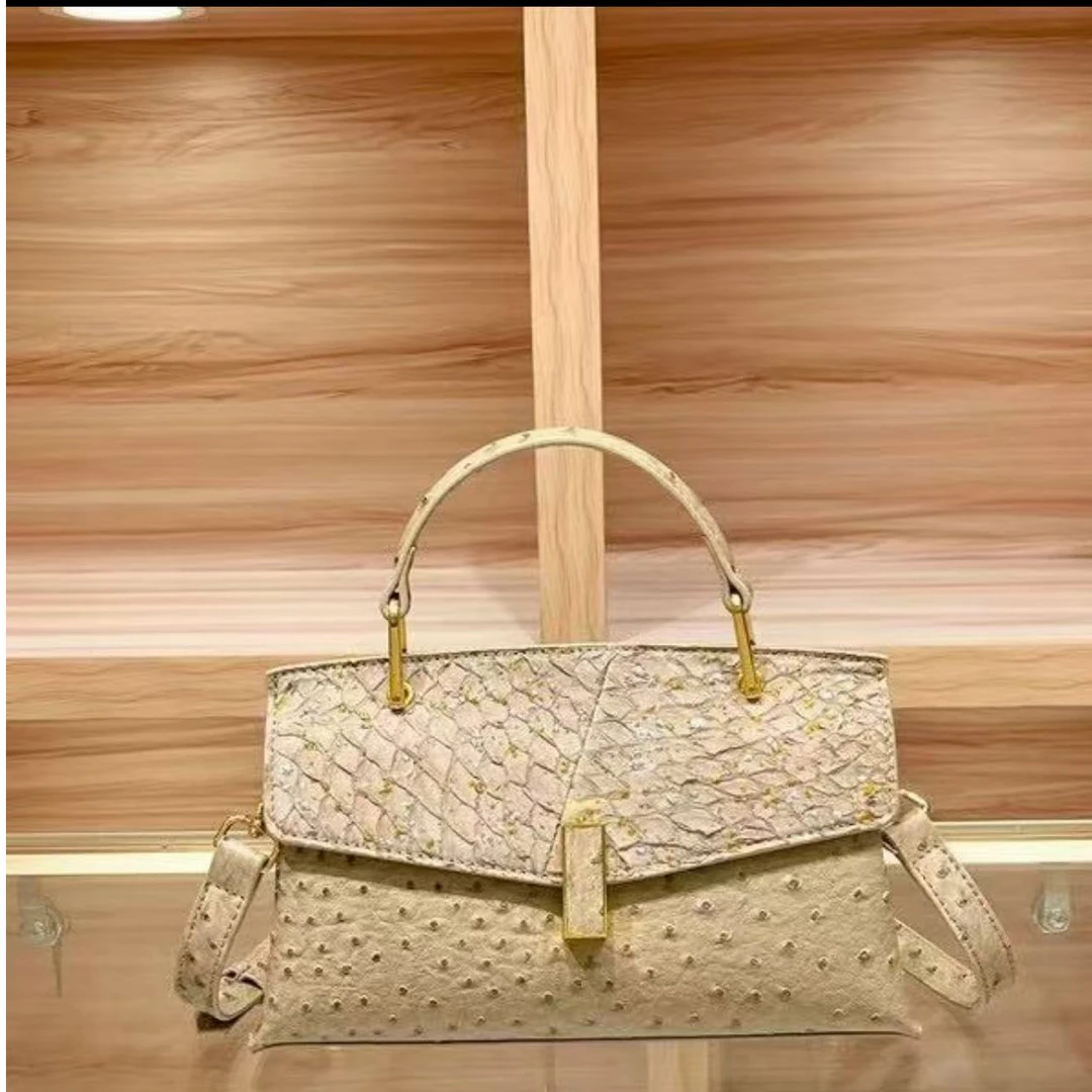 新款时尚手提单肩包拼皮设计女包潮流百搭A052