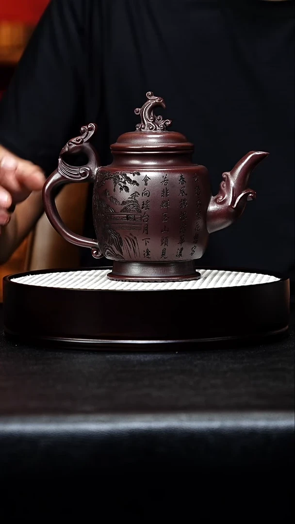 茶壶紫砂宫灯手工紫砂壶