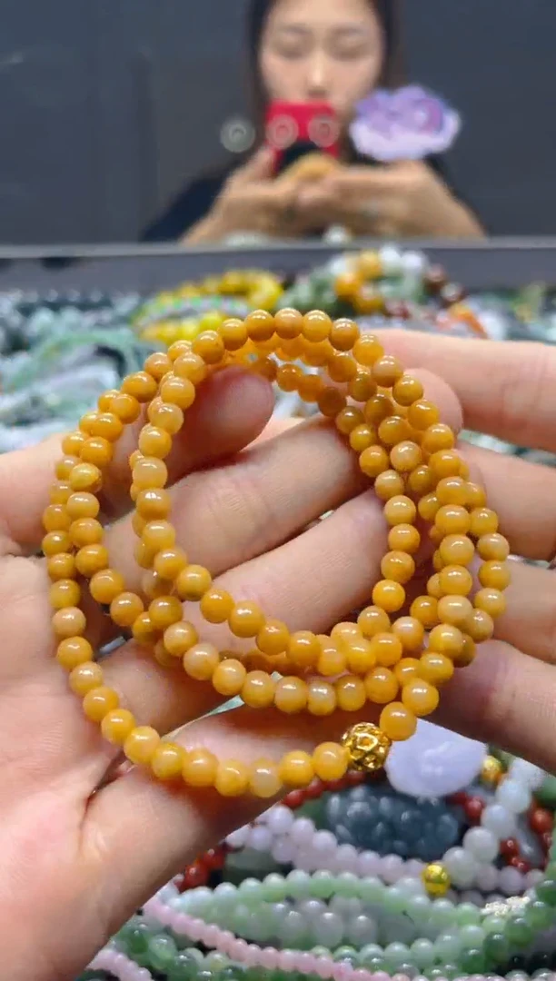 颈饰未镶嵌翡翠4MM