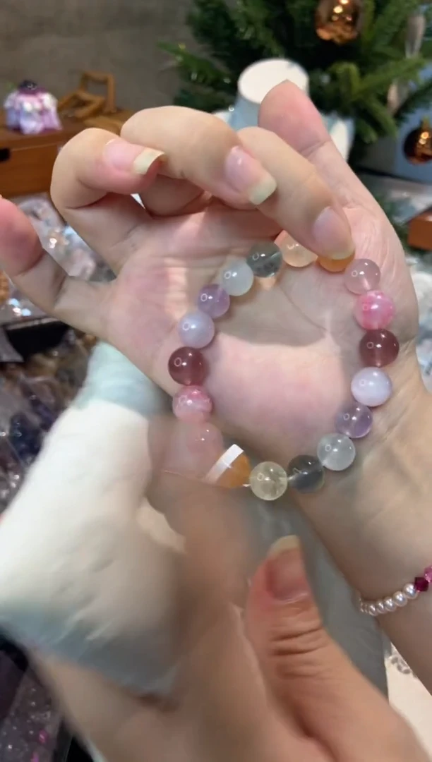 未镶嵌手串水晶孤品捡漏均匀瑕疵介意勿拍