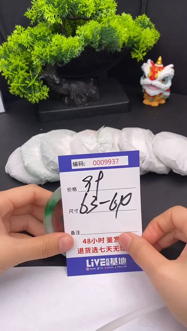 未镶嵌手镯翡翠0009937