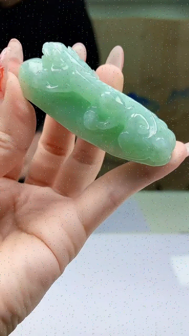 【闪购商品】定制翡翠未镶嵌4902ty-毛货挂件34