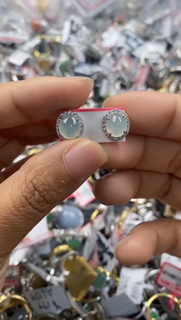 银S925镶嵌戒指翡翠111---4