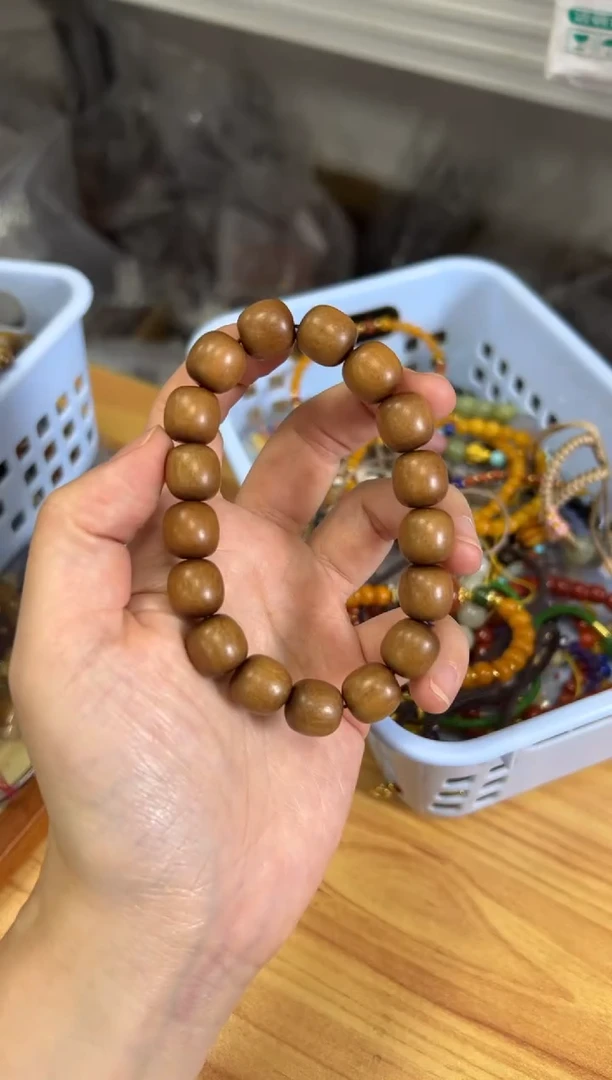 檀香木手串/手链黑肉老檀香木桶珠手串12MM