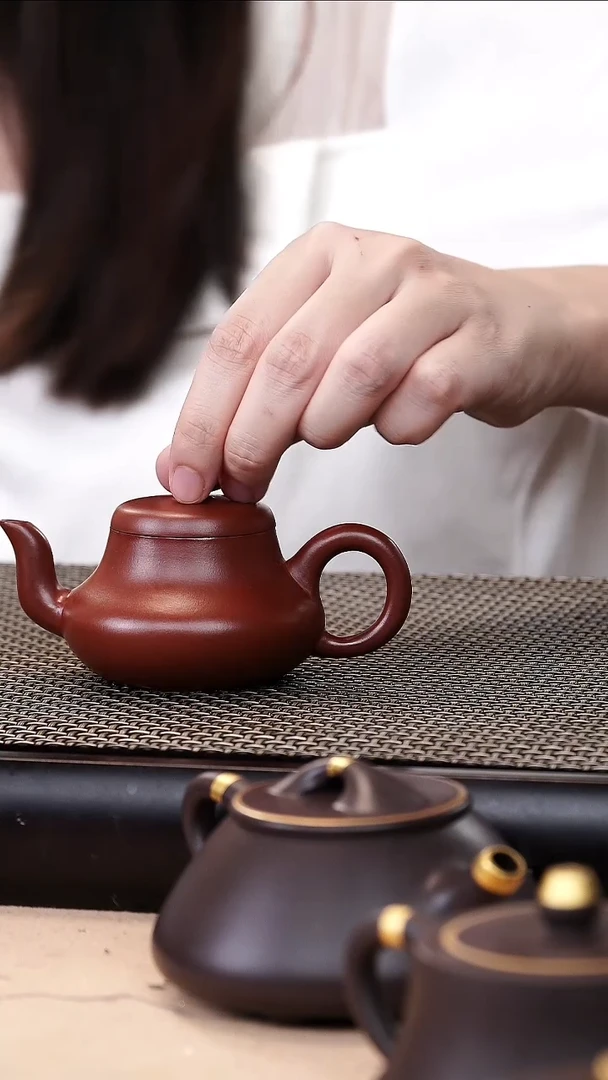 茶壶紫砂朱泥超精工君德110cc