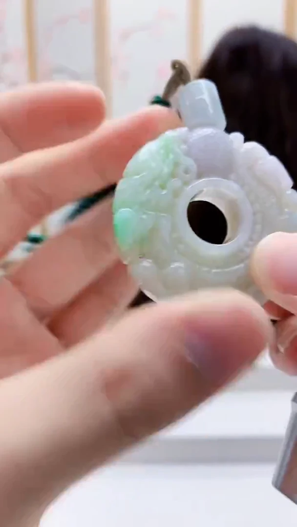 未镶嵌定制翡翠 4829bb-毛货挂件32