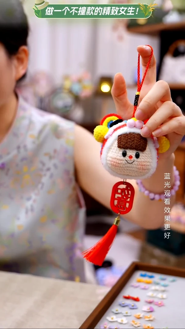 织绣【虎妹妹】纯手工非遗钩织