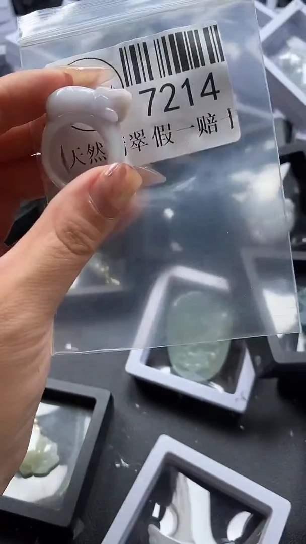 翡翠未镶嵌吊坠(不含链)7214