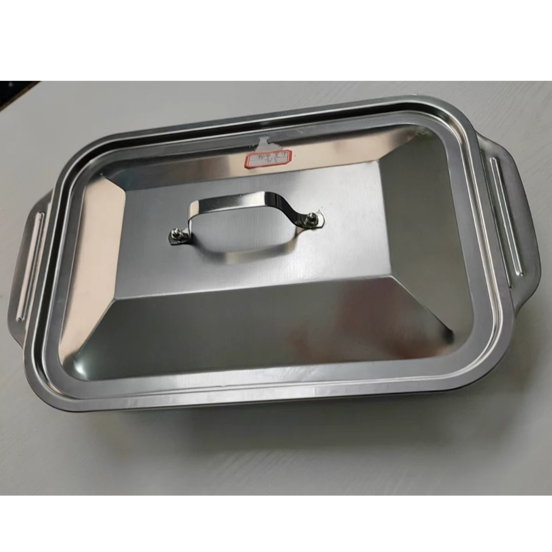 不锈钢带盖盘子 家用易清洁 NN
