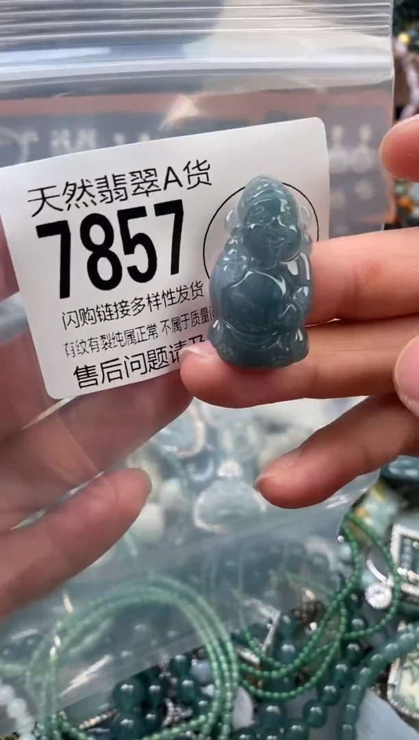 颈饰未镶嵌翡翠翡翠7857