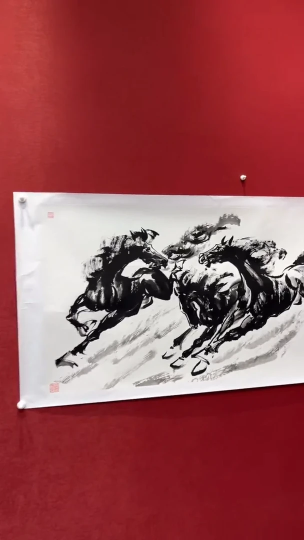 国画老师现场创作 32