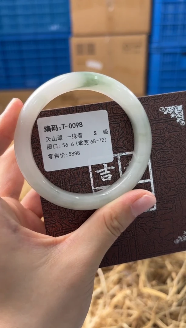 未镶嵌手镯石英质玉T-0098