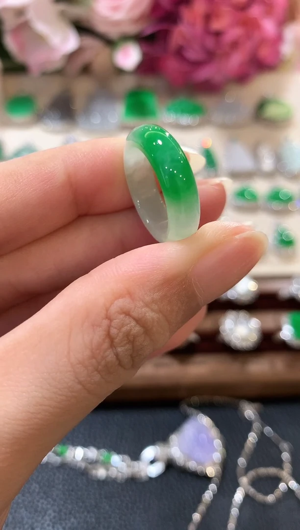 未镶嵌戒圈翡翠z72