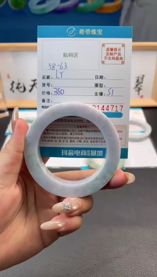 未镶嵌手镯定制翡翠L*手镯